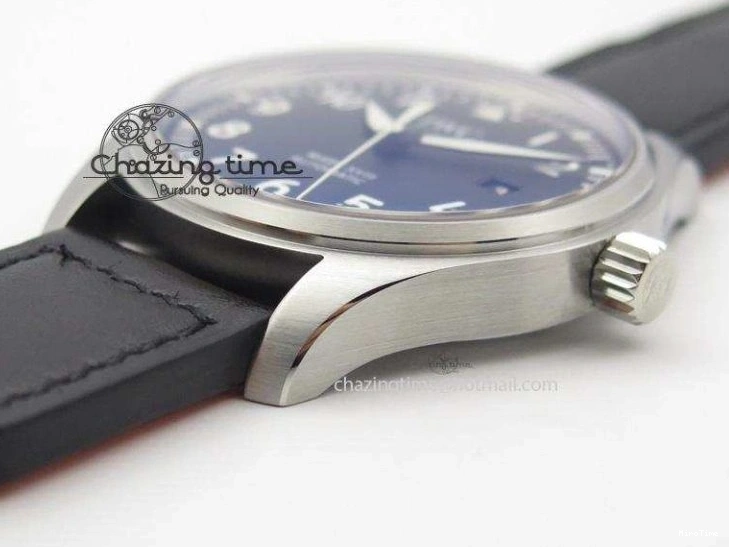 MIROTIME 0212 Mark XVIII IW327001 V6F Best Edition Black Dial On Black Leather Strap A Tailored 7307